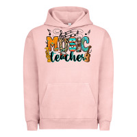 Pigment Salmon music teacher Urban Hoodie - RanaPortraitStore