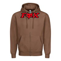 Chestnut fox Zipper Hoodie - FloraArt
