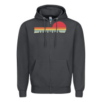 Smoke Rowing . Retro Style  For Rower Zipper Hoodie - FloraArt