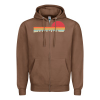 Chestnut Rowing . Retro Style  For Rower Zipper Hoodie - FloraArt