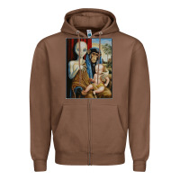 Alien Chimp Baby Religion Conspiracy Poster Zipper Hoodie | Teevron