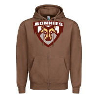 Chestnut st. bonaventure bonnies Zipper Hoodie - FloraArt