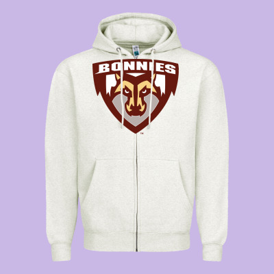 St. Bonaventure Bonnies Zipper Hoodie Designed By Floraart