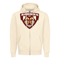 Sandshell st. bonaventure bonnies Zipper Hoodie - FloraArt