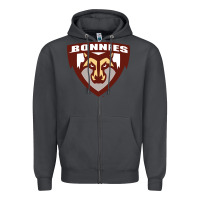 Smoke st. bonaventure bonnies Zipper Hoodie - FloraArt