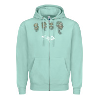Seafoam ELEKTRA STAIND Zipper Hoodie - FloraArt