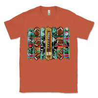 Copper football serape cowhide turquoise glitter  brushstrokes Classic Tee - Artiststas