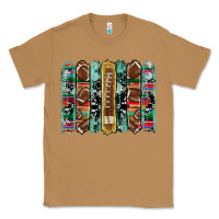 Toasted Coconut football serape cowhide turquoise glitter  brushstrokes Classic Tee - Artiststas