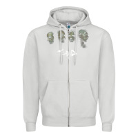 Dove Grey ELEKTRA STAIND Zipper Hoodie - FloraArt