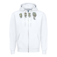 White ELEKTRA STAIND Zipper Hoodie - FloraArt