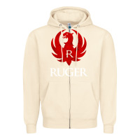 Sandshell vintage ruger Zipper Hoodie - FloraArt
