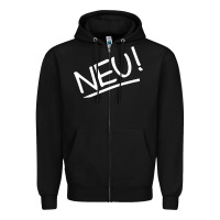Black #neu #german #krautrock experimental music birthday present Zipper Hoodie - FloraArt