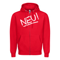 Red #neu #german #krautrock experimental music birthday present Zipper Hoodie - FloraArt