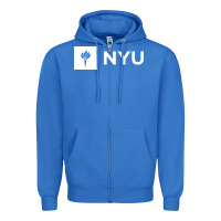True Royal nyu new york university Zipper Hoodie - FloraArt
