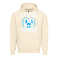 Sandshell Level 18 Unlocked Birthday 18 Years Gamer Premium T Shirt Zipper Hoodie - FloraArt