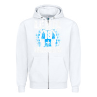 White Level 18 Unlocked Birthday 18 Years Gamer Premium T Shirt Zipper Hoodie - FloraArt