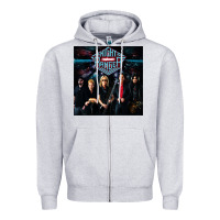 Heather Grey night ranger 3 copy Zipper Hoodie - FloraArt