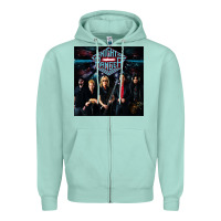 Seafoam night ranger 3 copy Zipper Hoodie - FloraArt