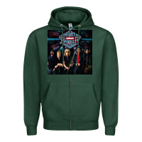 Sports Green night ranger 3 copy Zipper Hoodie - FloraArt