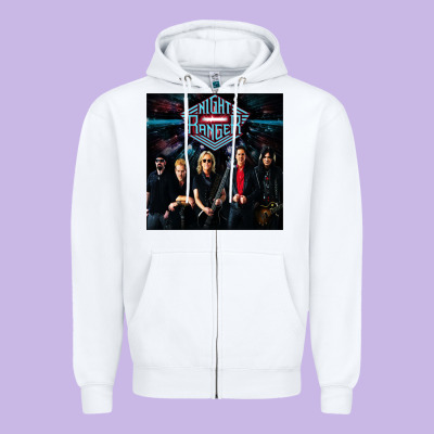 Night Ranger 3 Copy Zipper Hoodie Designed By Floraart