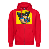 Red snikt i, wolverine Zipper Hoodie - FloraArt