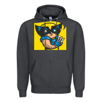 Smoke snikt i, wolverine Zipper Hoodie - FloraArt