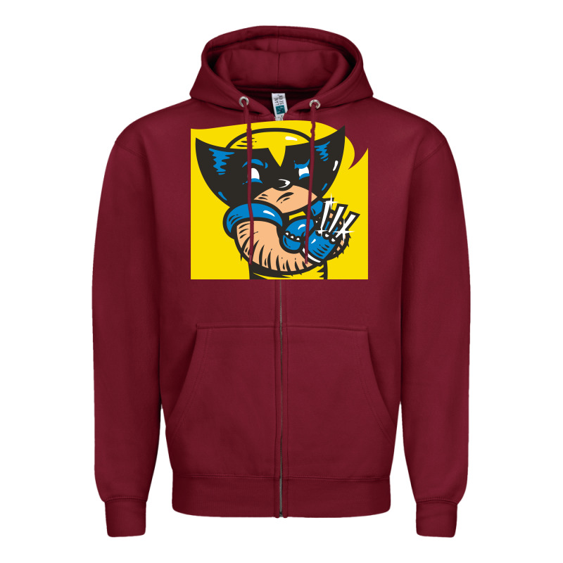 Snikt I, Wolverine Zipper Hoodie by FloraArt | Teevron
