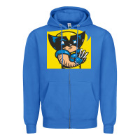 True Royal snikt i, wolverine Zipper Hoodie - FloraArt