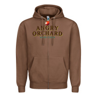 Chestnut Official Merchandise of Angry Orchard Hard Cider .png Zipper Hoodie - FloraArt