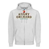 Dove Grey Official Merchandise of Angry Orchard Hard Cider .png Zipper Hoodie - FloraArt