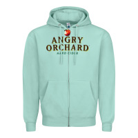 Seafoam Official Merchandise of Angry Orchard Hard Cider .png Zipper Hoodie - FloraArt