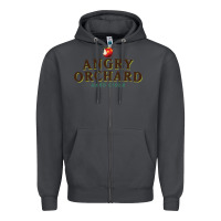 Smoke Official Merchandise of Angry Orchard Hard Cider .png Zipper Hoodie - FloraArt