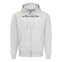 Dove Grey whistler british columbia shirt long sleeve, mountain tee Zipper Hoodie - FloraArt