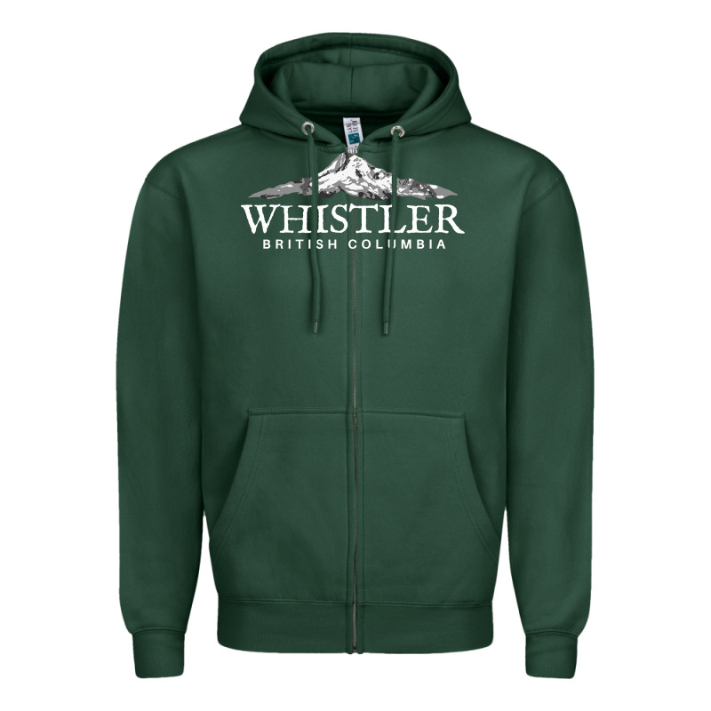 Whistler British Columbia Shirt Long Sleeve, Mountain Tee Zipper Hoodie by FloraArt | Teevron