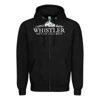Black whistler british columbia shirt long sleeve, mountain tee Zipper Hoodie - FloraArt