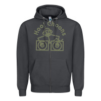 Smoke Hooj Choons (Olive Green) Zipper Hoodie - FloraArt