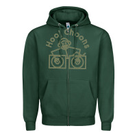 Hooj Choons (olive Green) Zipper Hoodie | Teevron