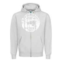 Dove Grey oakland california 1966 black panther party   dist Zipper Hoodie - FloraArt