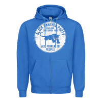 True Royal oakland california 1966 black panther party   dist Zipper Hoodie - FloraArt