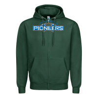 Sports Green wisconsin platteville pioneers Zipper Hoodie - FloraArt