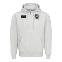 Dove Grey CHICAGO P.D - DETECTIVE JAY HALSTEAD - INTELLIGENCE BADGE VEST Zipper Hoodie - FloraArt