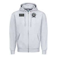 Heather Grey CHICAGO P.D - DETECTIVE JAY HALSTEAD - INTELLIGENCE BADGE VEST Zipper Hoodie - FloraArt