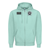 Seafoam CHICAGO P.D - DETECTIVE JAY HALSTEAD - INTELLIGENCE BADGE VEST Zipper Hoodie - FloraArt