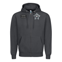 Smoke CHICAGO P.D - DETECTIVE JAY HALSTEAD - INTELLIGENCE BADGE VEST Zipper Hoodie - FloraArt