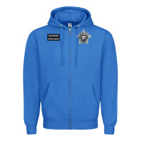 True Royal CHICAGO P.D - DETECTIVE JAY HALSTEAD - INTELLIGENCE BADGE VEST Zipper Hoodie - FloraArt