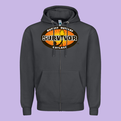 Survivor Outwit, Outplay, Outlast Zipper Hoodie Designed By Floraart