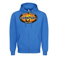 True Royal Survivor Outwit, Outplay, Outlast Zipper Hoodie - FloraArt