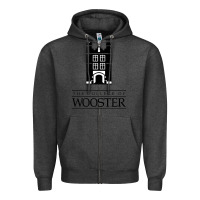 Charcoal Heather college of wooster Zipper Hoodie - FloraArt