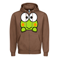 Chestnut keroppi Zipper Hoodie - FloraArt