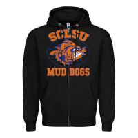 Black Sclsu Muddogs Zipper Hoodie - FloraArt